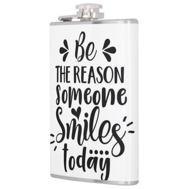 Spread Smiles Every Day Flask (Left)