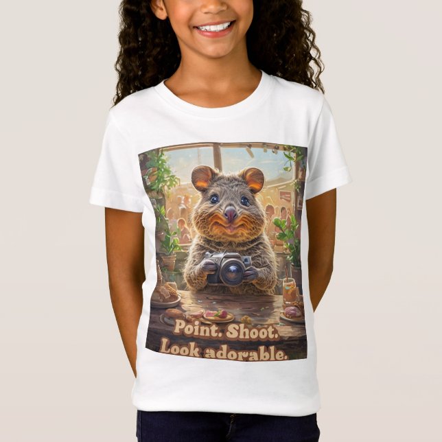 Spread Smiles with Our Cheerful Quokka Tee! T-Shirt (Front)
