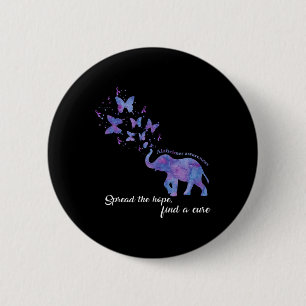 Spread The Hope Find A Cure Alzheimer Awareness Gi Button