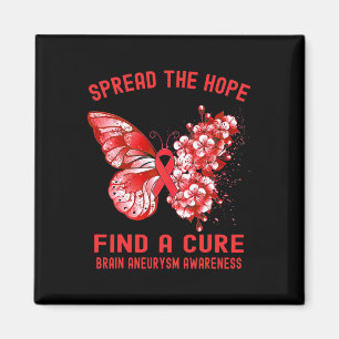 Spread The Hope Find A Cure Brain Aneurysm Awarene Magnet