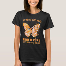 Spread The Hope Find A Cure Kidney Leukemia Cancer T-Shirt