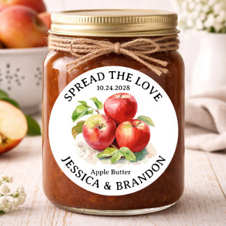 Spread the Love Apple Butter Jelly label APP08rd