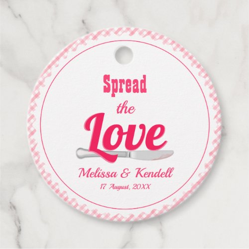 Spread The Love Butter Knife and Jam Favor Tags