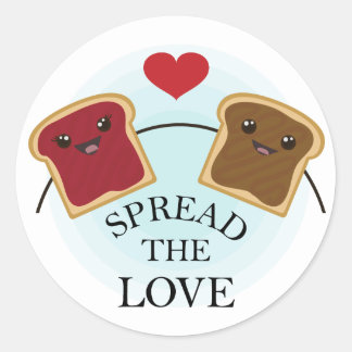 Spread The Love Stickers | Zazzle