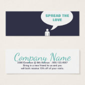 spread the love comic bubble referral (Front & Back)
