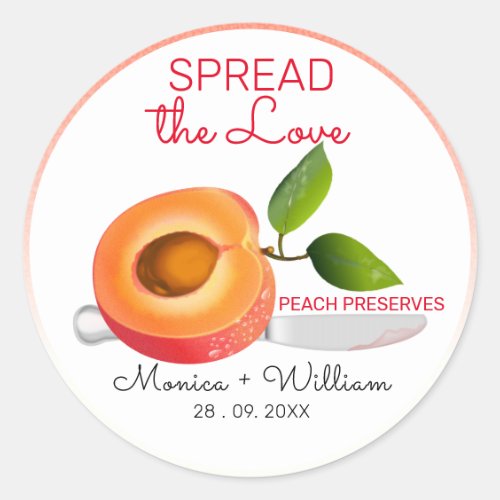 Spread the Love Peach Wedding
