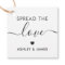Spread the Love Tag, Wedding Gift Tag, Kraft