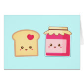 Spread the love with Cute Toast and Jam (Front Horizontal)