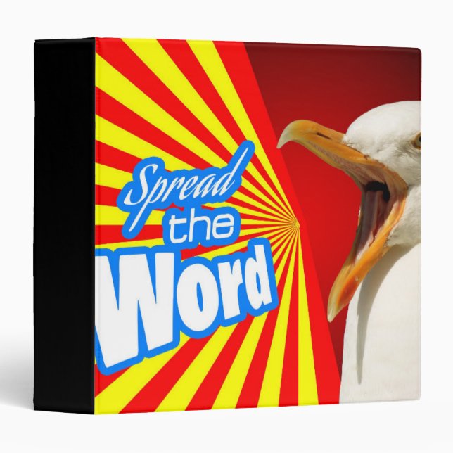 Spread the Word 3 Ring Binder (Front/Spine)