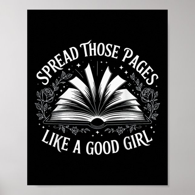 Spread Those Pages Like A Good Girl  Poster (Front)