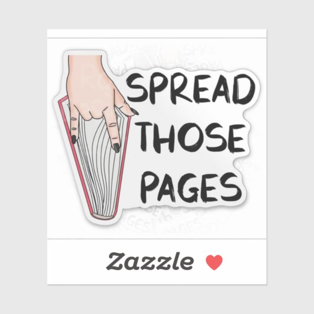 Spread Those Pages Sticker (Sheet)
