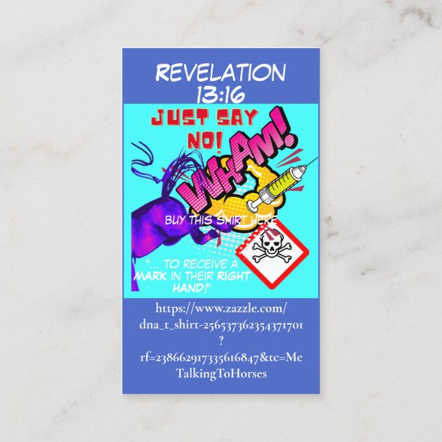  SPREAD TRUTH Calling Card (Back)