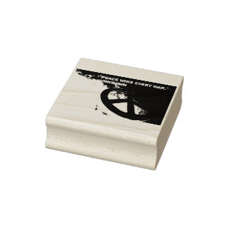 Spread your love like fire rubber stamp