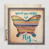 Spread your Wings and Fly Inspirational Cardstock (Front/Back)