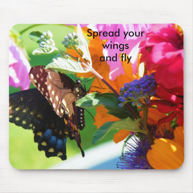 Spread your wings and fly mouse pad (Front)