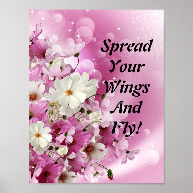 Spread Your Wings and Fly Poster (Front)