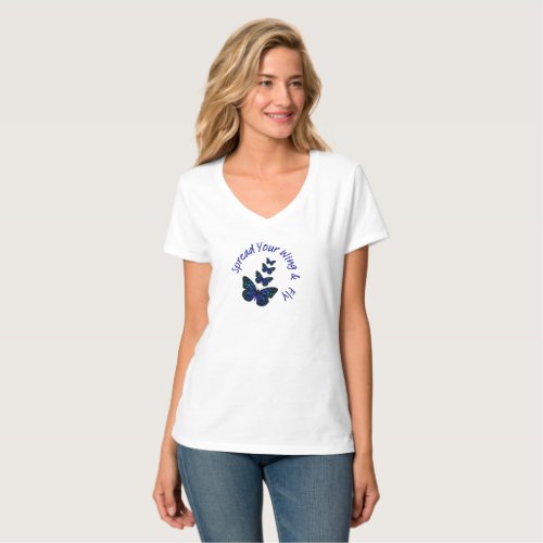  Spread Your Wings and Fly Womens T_Shirt T_Shirt