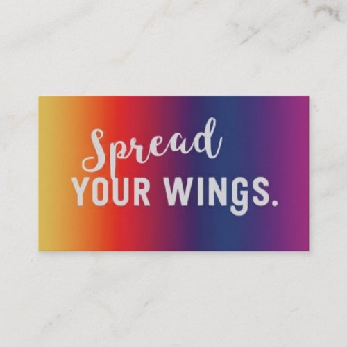 Spread Your Wings Business Card