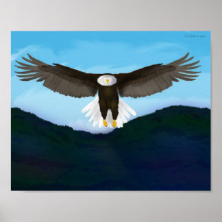 Spread Your Wings & Fly Eagle Poster