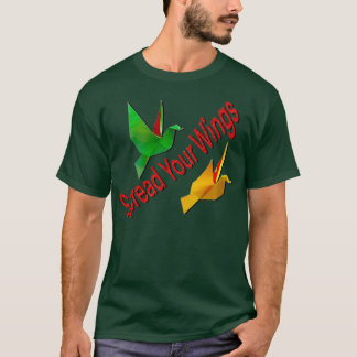 Spread your wings Origami birds T-Shirt