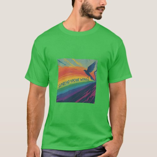 Spread your wings  T_Shirt