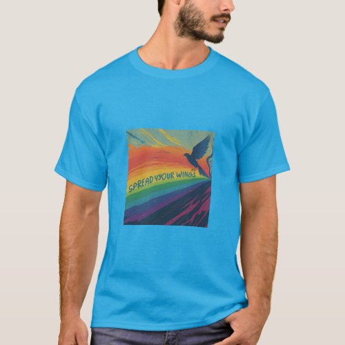 Spread your wings  T_Shirt
