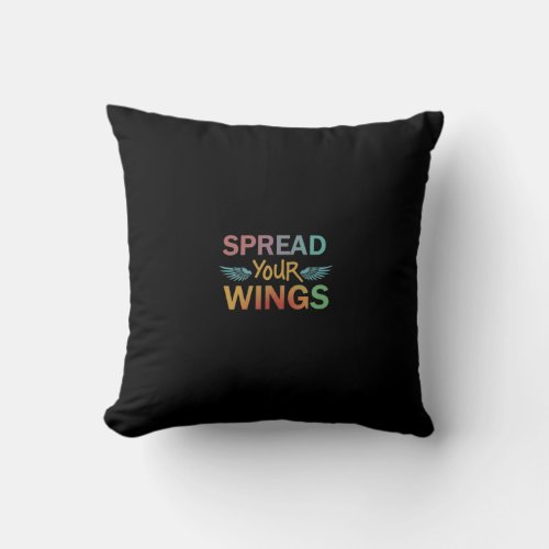 Spread Your Wings Throw Pillow