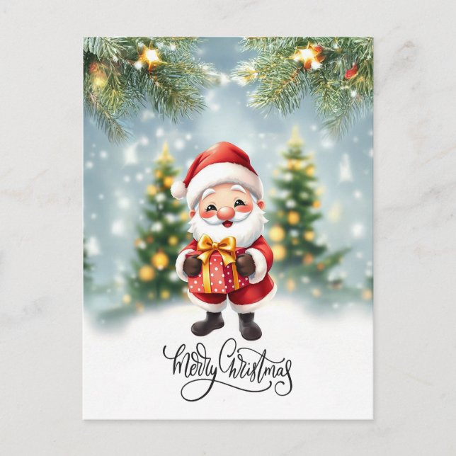 Spreading Christmas Cheer Holiday Postcard (Front)