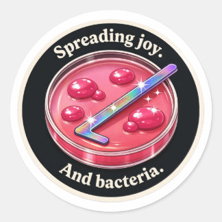 Spreading Joy Classic Round Sticker