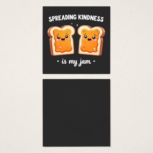 Spreading Kindness is My Jam Funny Loaf Bread Jam (Front & Back)