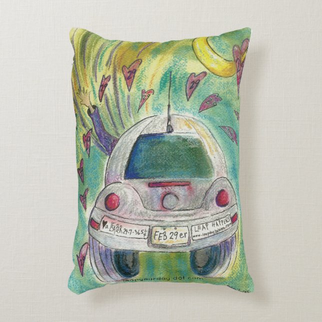 SPREADING LEAP YEAR DAY AWARENESS ACCENT PILLOW (Front(Vertical))