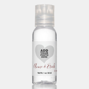 Spreading love wedding hand sanitizer