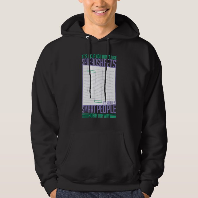Spreadsheet Calculator Software Budget Templates 2 Hoodie (Front)