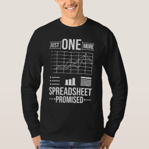 Spreadsheet Calculator Software Budget Templates T-Shirt