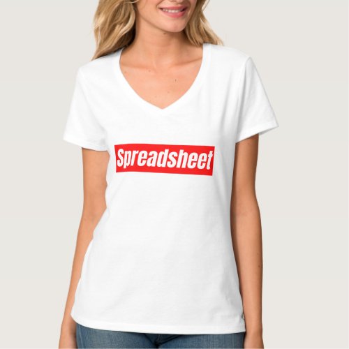Spreadsheet _ Funny Accountant    T_Shirt