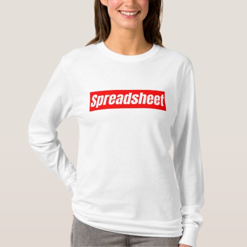 Spreadsheet _ Funny Accountant       T_Shirt