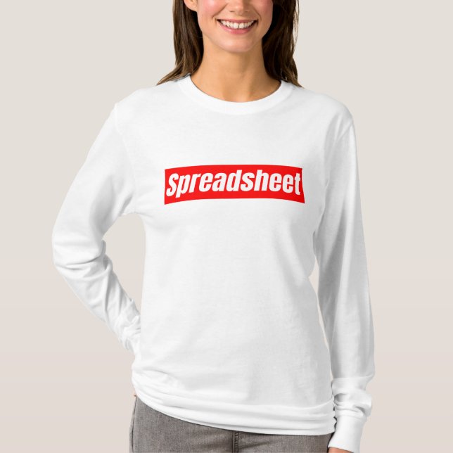 Spreadsheet - Funny Accountant       T-Shirt (Front)