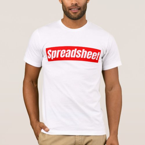 Spreadsheet _ Funny Accountant   T_Shirt
