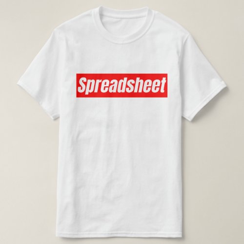 Spreadsheet _ Funny Accountant  T_Shirt