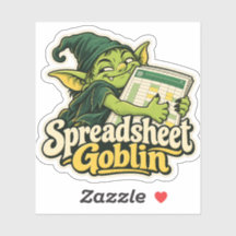Spreadsheet Goblin Sticker