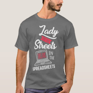 Spreadsheet Lover Funny Accountant CPA Accounting T-Shirt