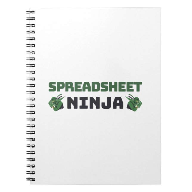 Spreadsheet ninja notebook (Front)