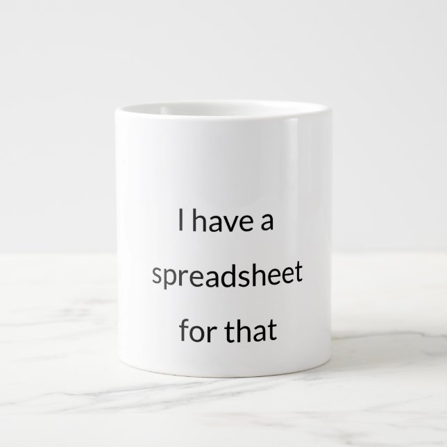 Spreadsheet Queen – Data Nerd Mug (Front)