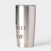 Spreadsheet Queen Funny Quotes Insulated Tumbler (Back)