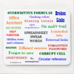 Spreadsheet Swear Words Funny Excel Gift Mouse Pad at Zazzle
