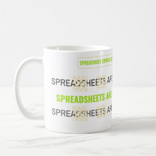 Spreadsheets experts club coffee mug