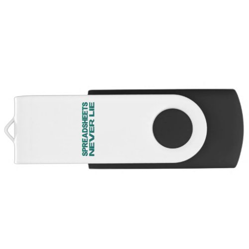Spreadsheets never lie flash drive