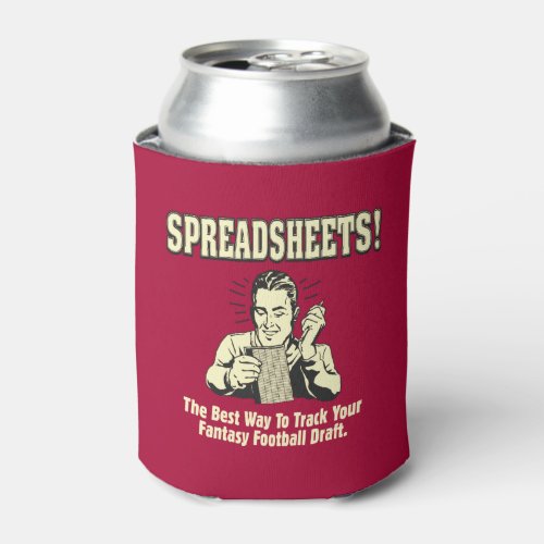 Spreadsheets Track Your Fantasy Football Draft Can Cooler