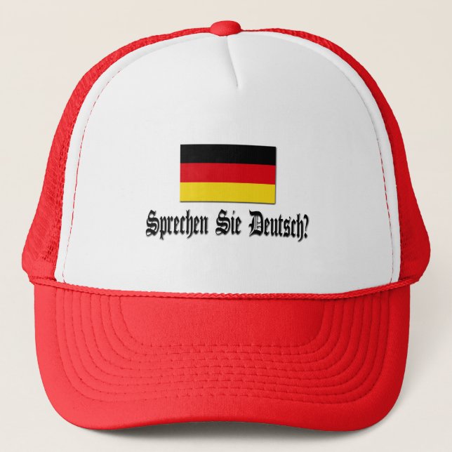 Sprechen Sie Deutsch? Trucker Hat (Front)