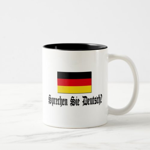 Sprechen Sie Deutsch Two_Tone Coffee Mug